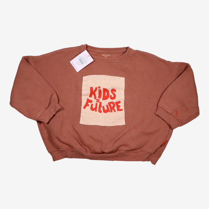 TAJINEBANANE 6 ans sweat marron "Kids=Future" (défaut)