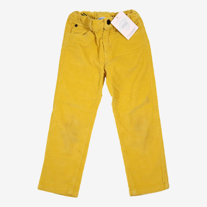 JACADI 3 ans Pantalon velours jaune