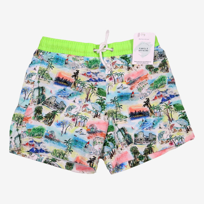 BRAI 8 ans short de bain imprimé ville