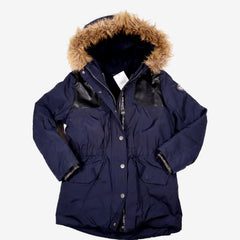 IKKS 10 ans Parka marine fourré