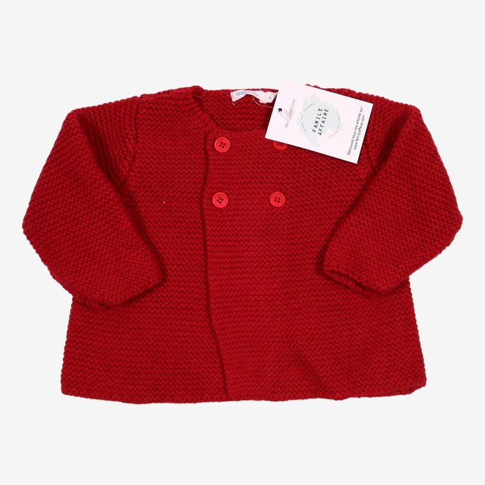 BOUTCHOU 6m gilet rouge point mousse