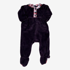 JACADI 6m pyjama velours marine