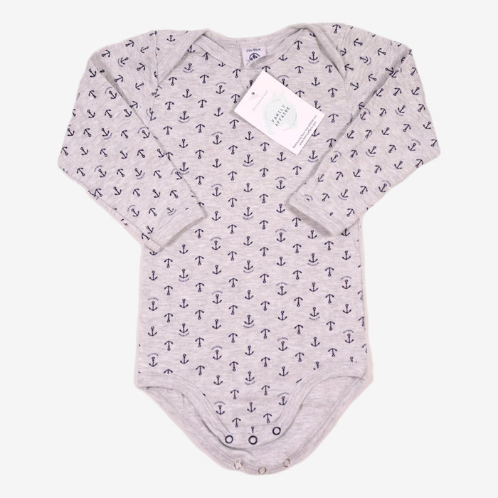 PETIT BATEAU 24m body gris ancre