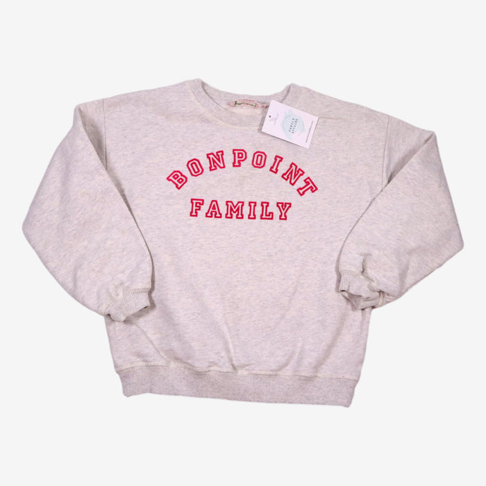 BONPOINT 8 ans sweat gris "bonpoint family" (défaut)