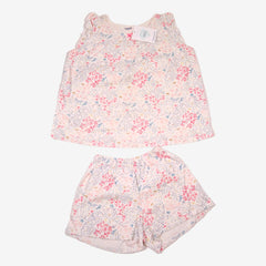 PETIT BATEAU 10 ans pyjama short fleuri