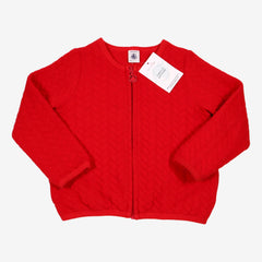 PETIT BATEAU 3 ans gilet matelassée rouge