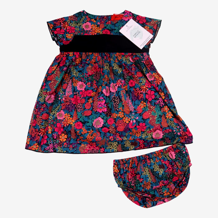 SONIA RYKIEL 6 mois Robe liberty avec bloomer