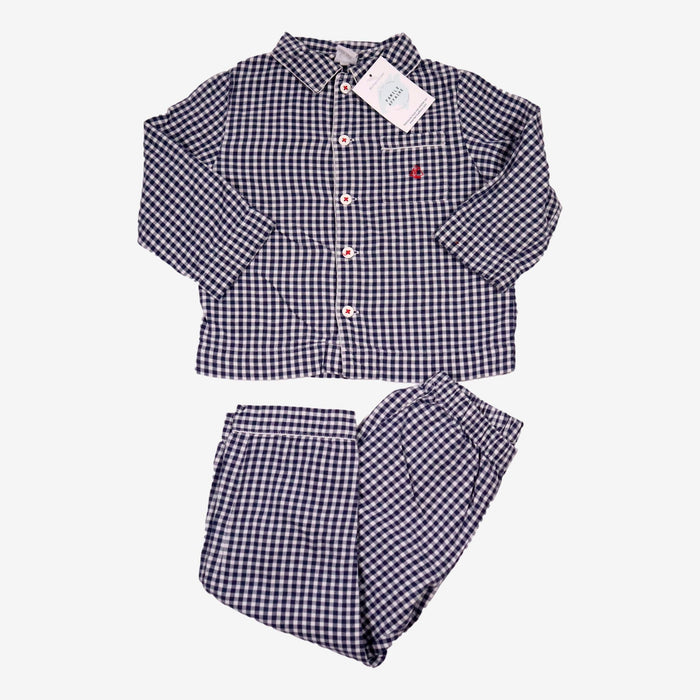 PETIT BATEAU 3 ans pyjama vichy bleu