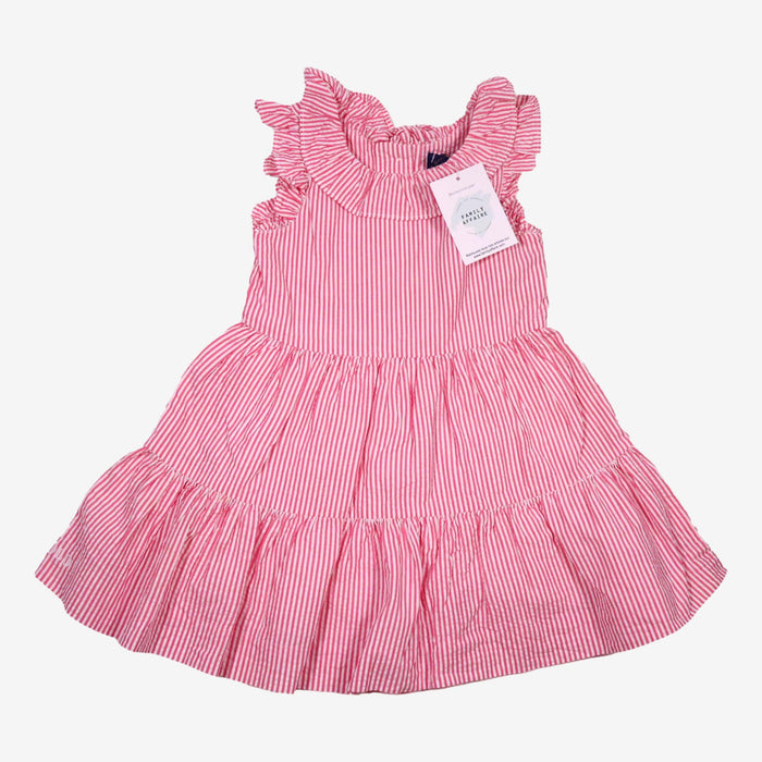 RALPH LAUREN 3 ans robe a rayures rose