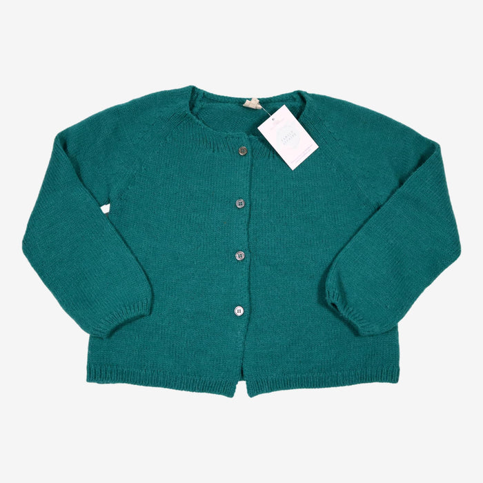 BONTON 10 ans gilet vert laine