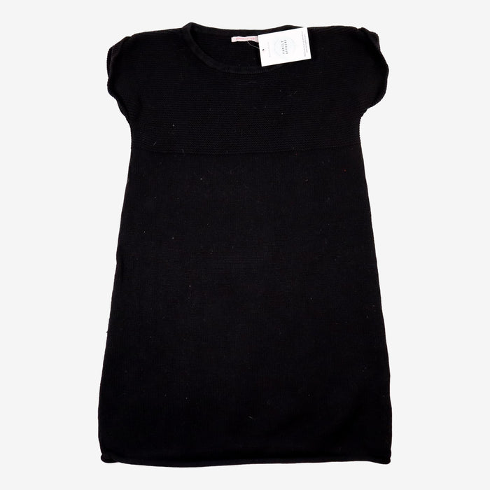 MONOPRIX 10 ans robe noire maille