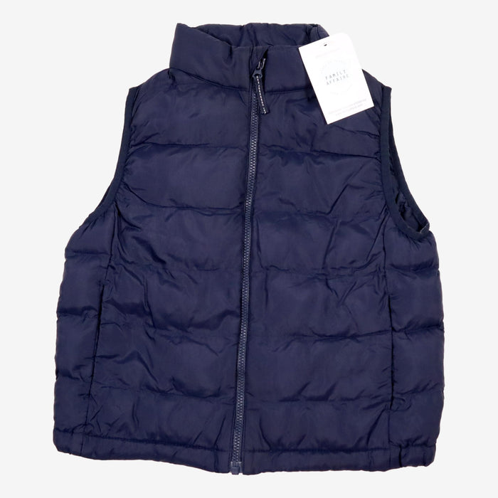 UNIQLO 3/4 ans doudoune sans manches marine