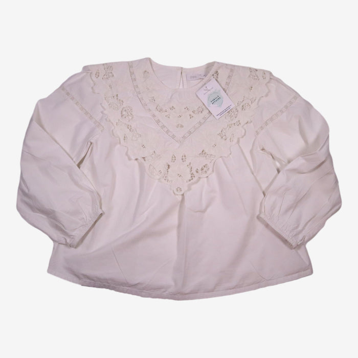 ZARA 10 ans Blouse dentelle ajourée