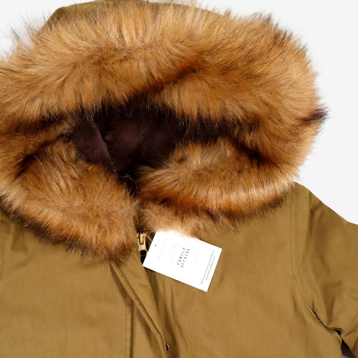 CYRILLUS 10 ans parka doublé fourrure