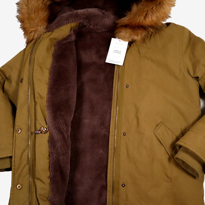 CYRILLUS 10 ans parka doublé fourrure