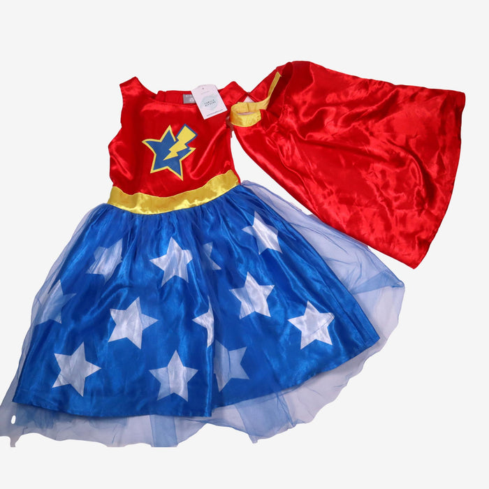 OXYBUL 6/8 ans Déguisement superwoman avec cape