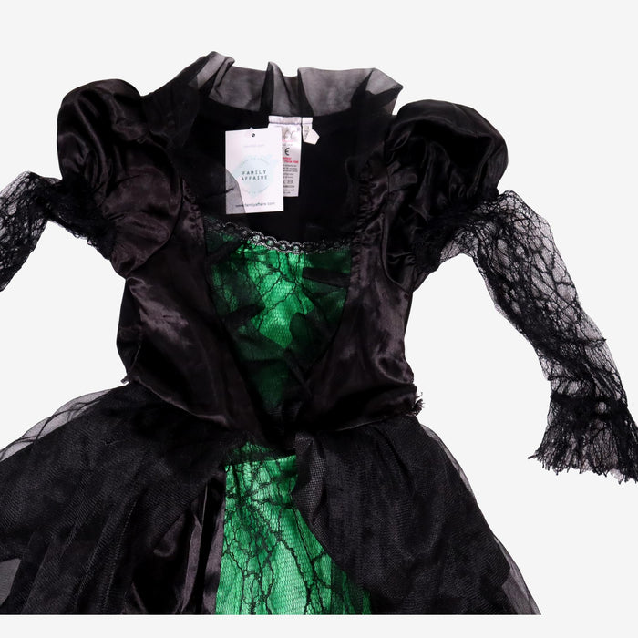 WICKED COSTUMES 3/4 ans Robe de sorcière noire et verte