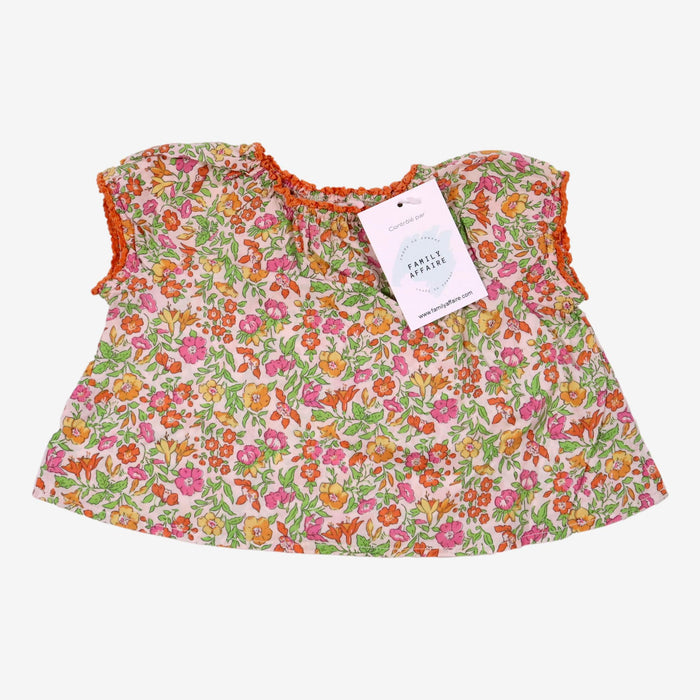 BONPOINT 6 mois Blouse imprimé florale