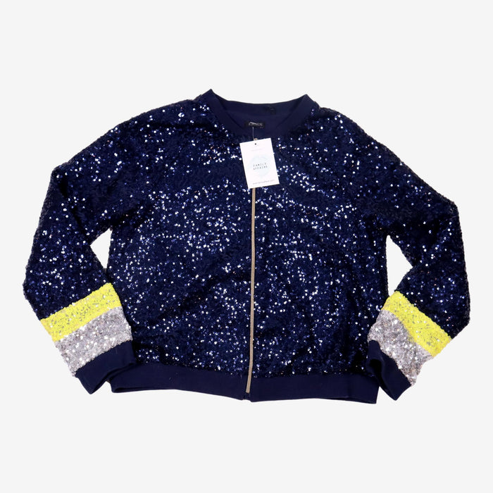 IKKS 12 ans Veste à sequins bleue marine