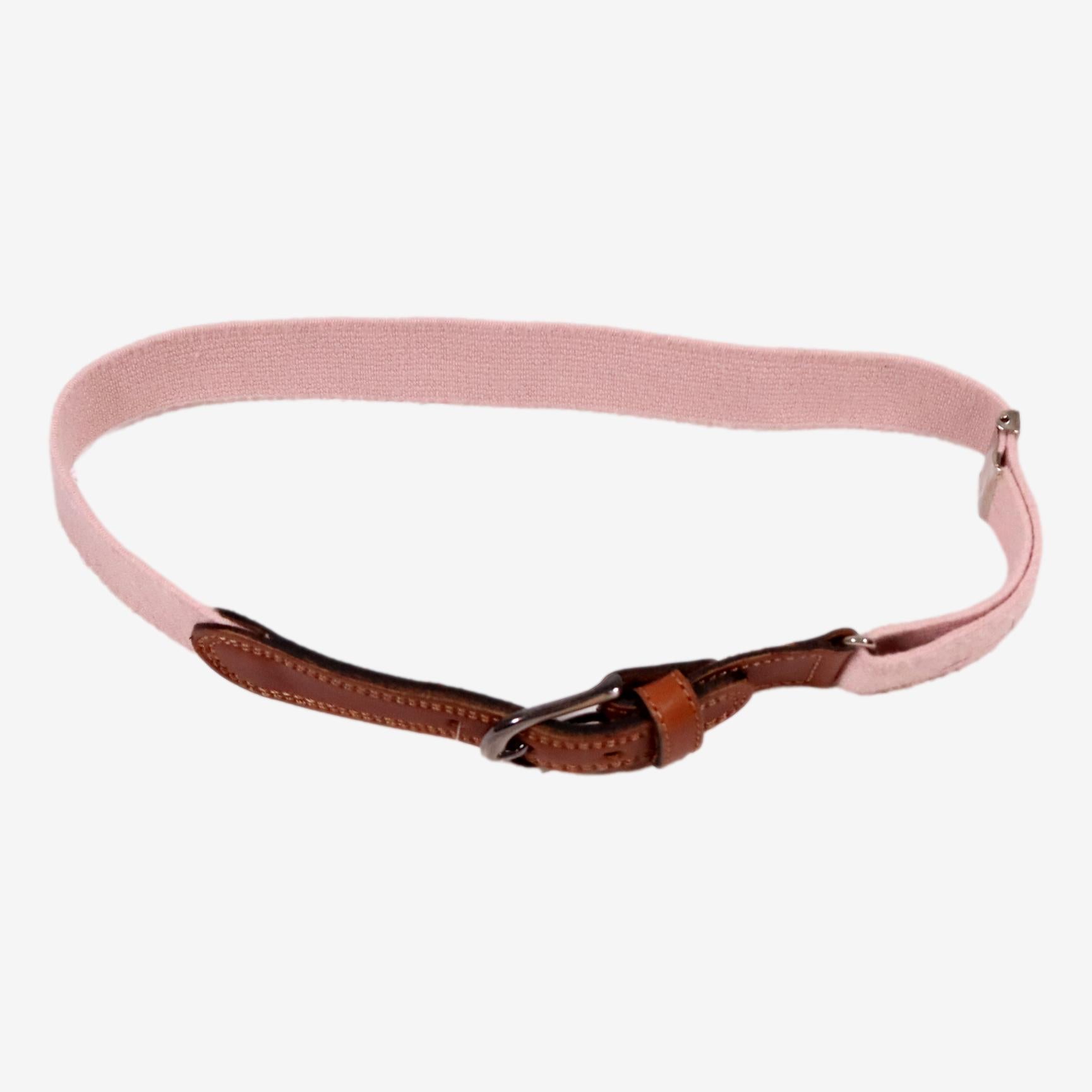 Ceinture rose 6/8 ans