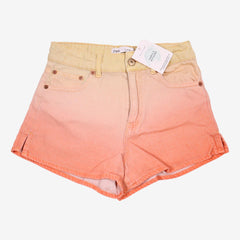 ZARA 11/12 ans short tye dye jaune orange