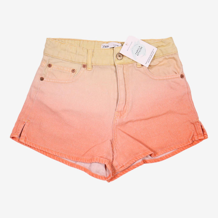 ZARA 11/12 ans short tye dye jaune orange