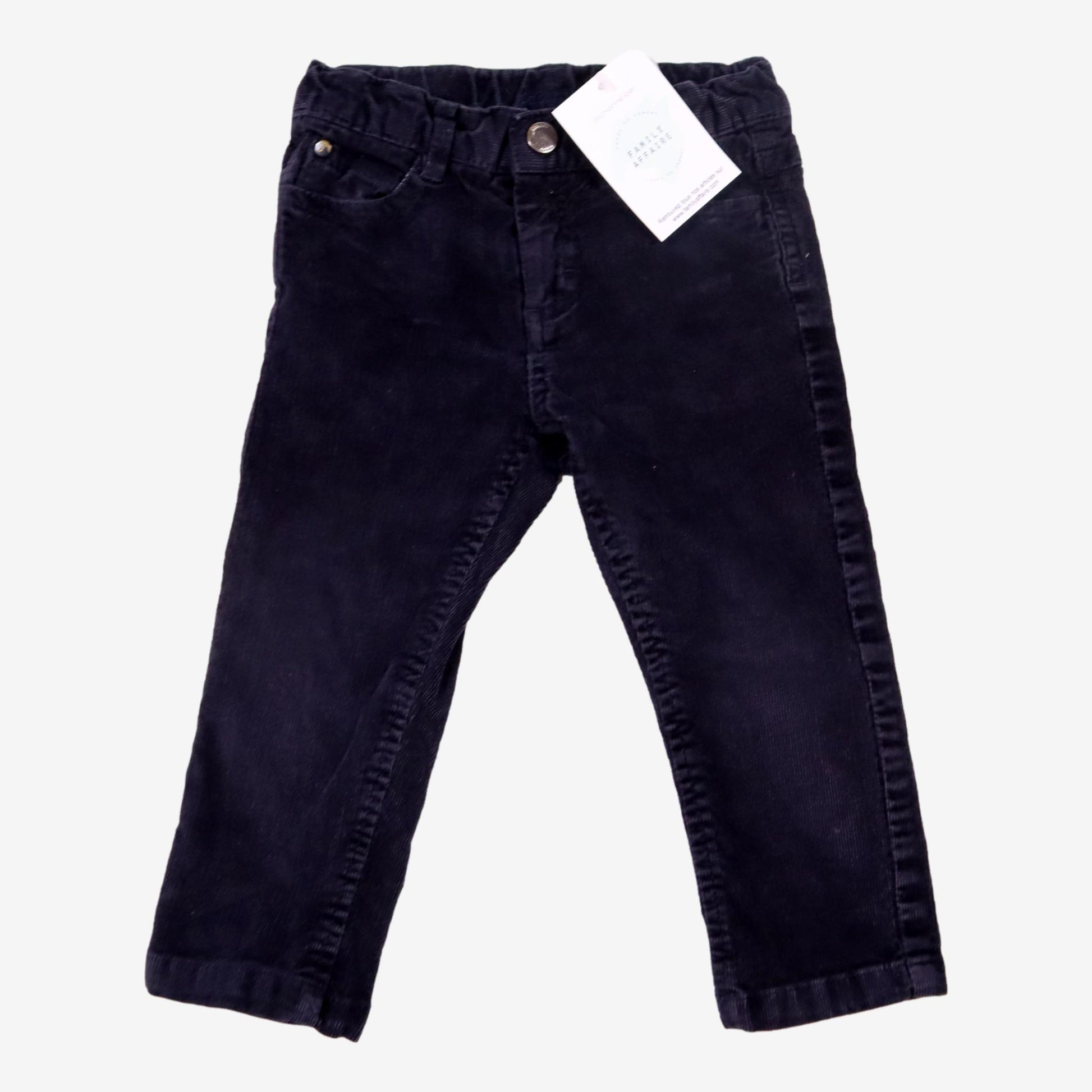 JACADI 18 mois Pantalon velours bleu marine