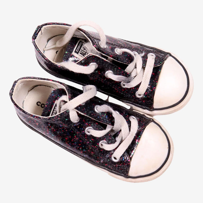 CONVERSE P25 baskets toile plastique a paillettes