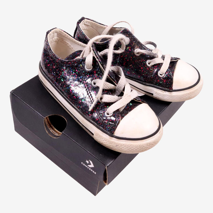 CONVERSE P25 baskets toile plastique a paillettes