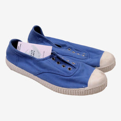 HAMPTON P35 baskets en toile bleu