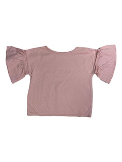 RISU RISU 8 ans Tee shirt rose en coton