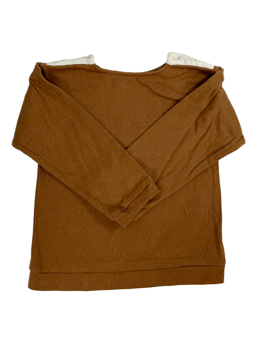 RISU RISU 6 ans Tee shirt coton marron