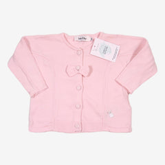 BABY DIOR 18 mois Gilet rose coton