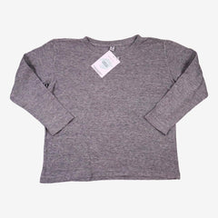 UNIQLO 6 ans t-shirt gris manches longues