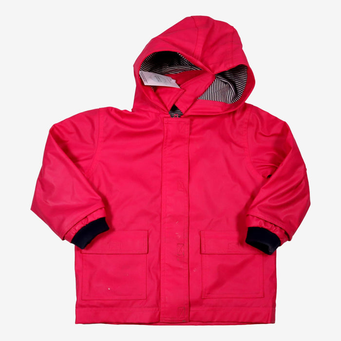 PETIT BATEAU 3 ans veste cirée de pluie rose