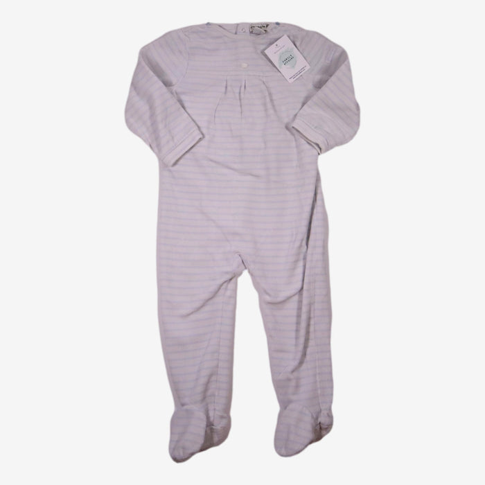 CYRILLUS 2 ans pyjama rayé bleu pale