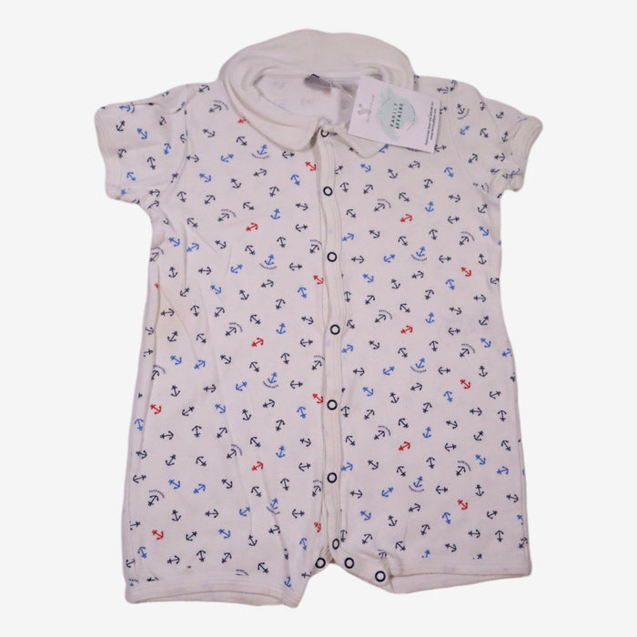 PETIT BATEAU 18 mois body motif ancre