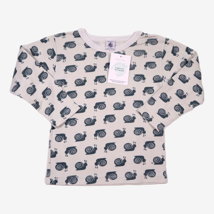 PETIT BATEAU 5 ans t-shirt escargot