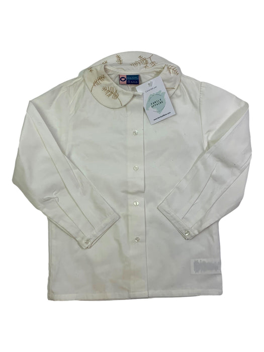 DPAM 4 ans Chemise blanche col broderie