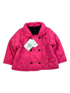 GAP NEUF 12/18 mois Manteau rose fluo matelassée