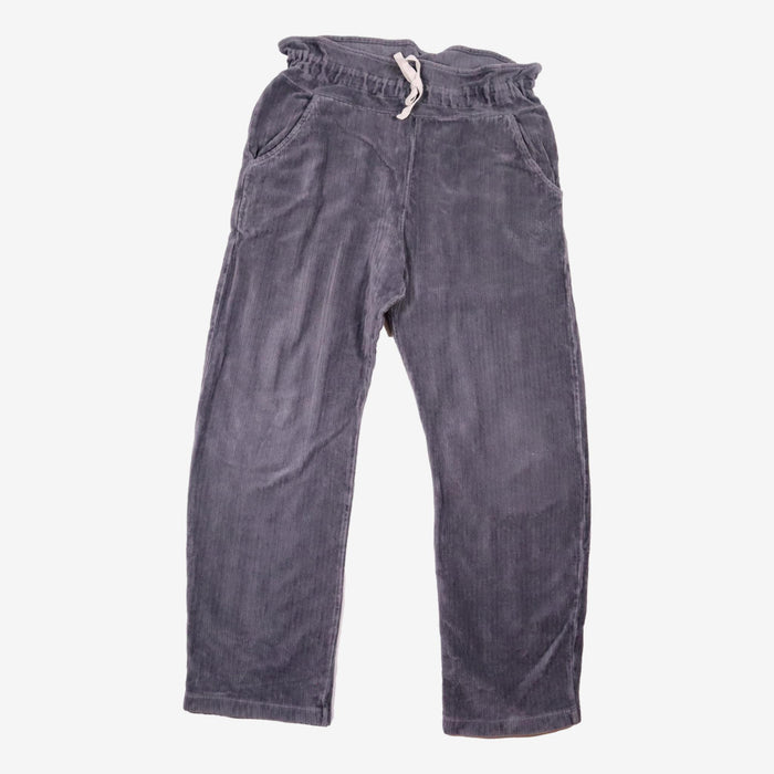 BUHO 8 ans Pantalon en velours gris