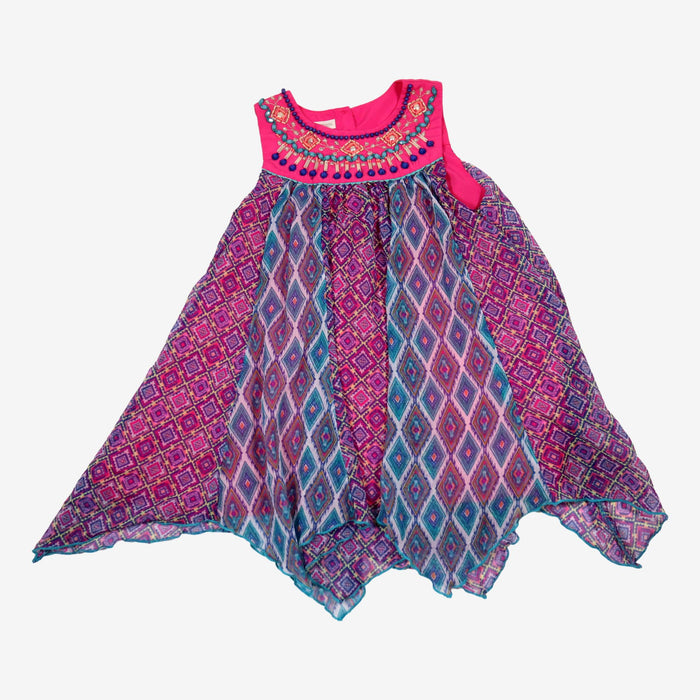 MONSOON 7 ans top motif multicolor