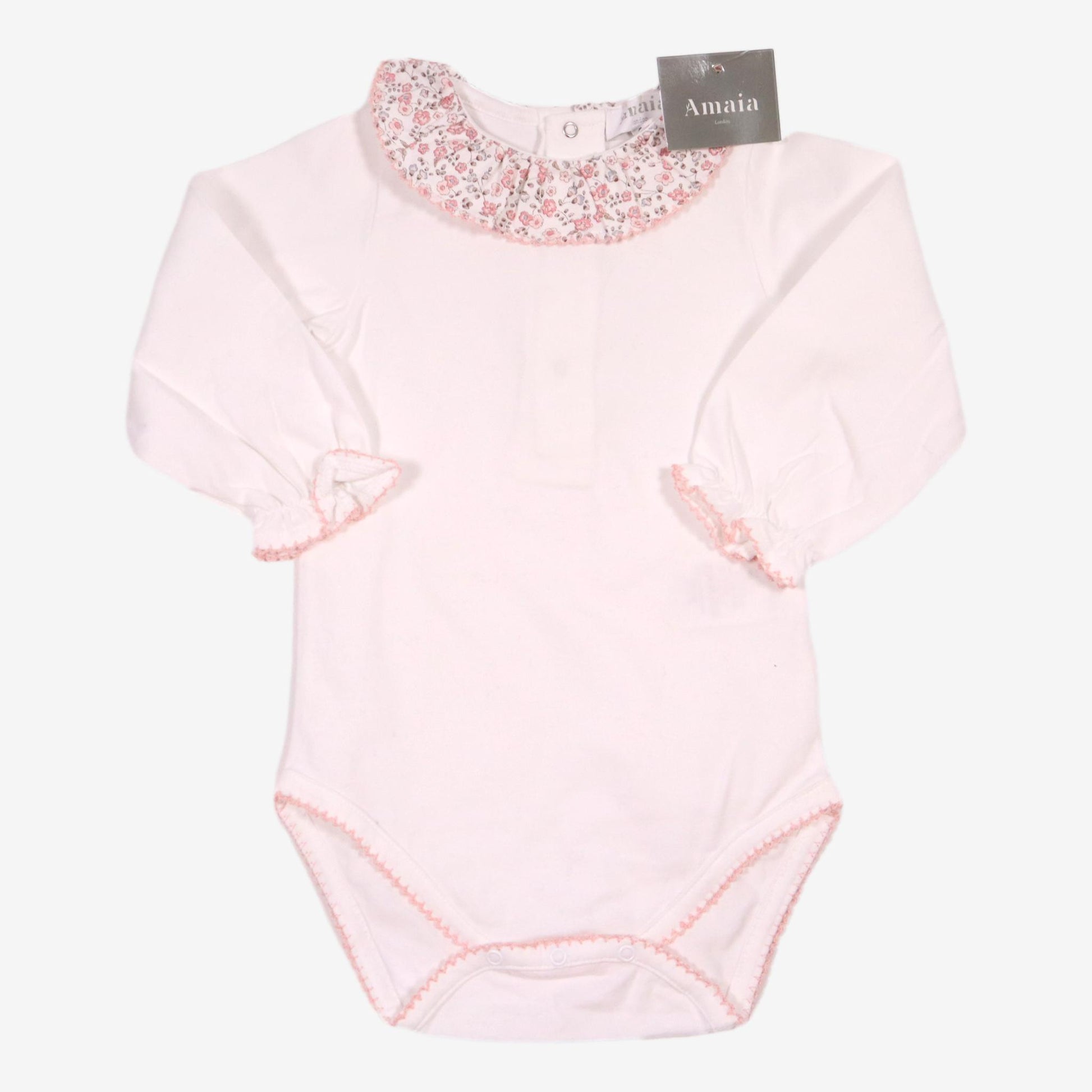 AMAIA outlet 12m et 2 ans body col fleuri