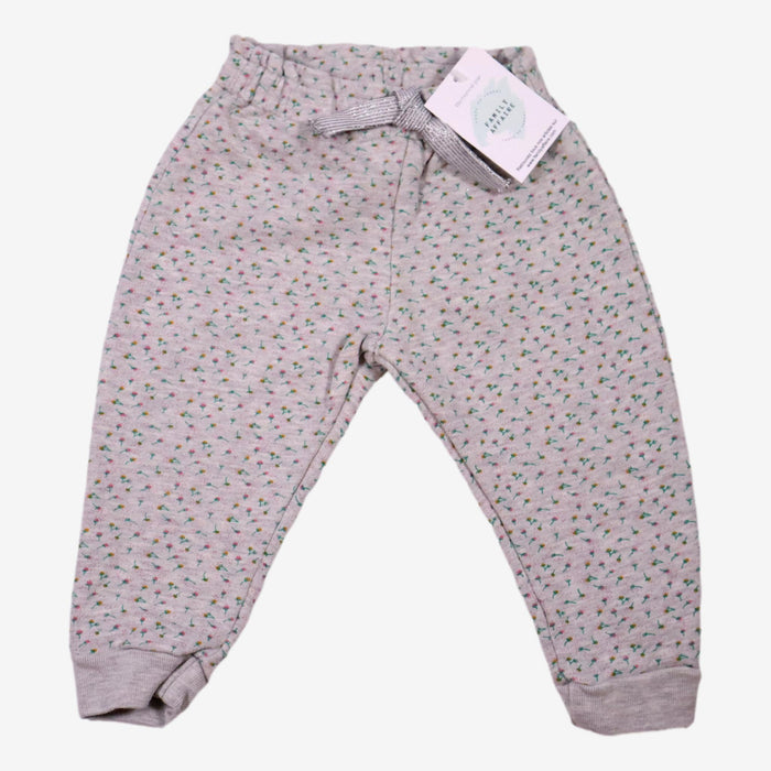 PETIT BATEAU 2 ans Jogging fleurs gris