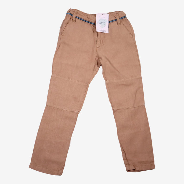 SERGENT MAJOR 4 ans Pantalon en lin camel