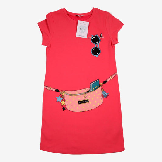 LITTLE MARC JACOBS 8 ans robe trompe l'oeil rose