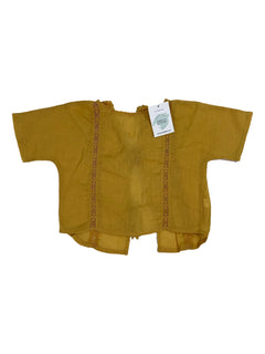 TOCOTO VINTAGE 4 ans Blouse en lin jaune