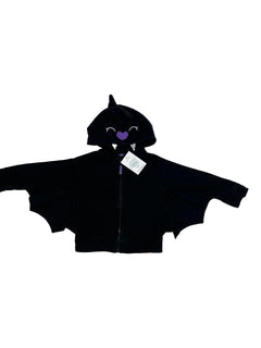 CAT&JACK 3 ans sweat gilet chauve souris noir