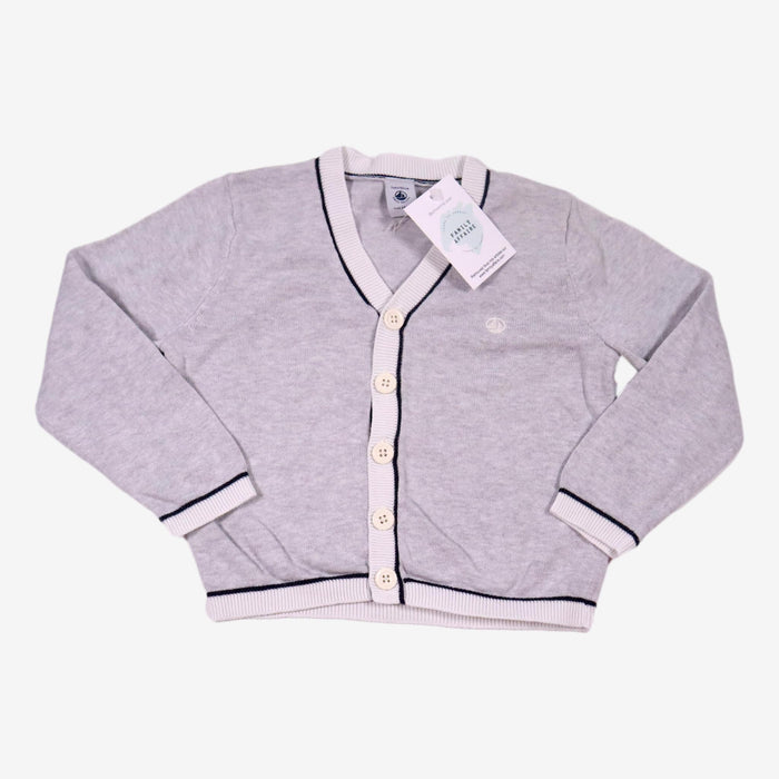 PETIT BATEAU 4 ans gilet gris