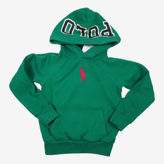 RALPH LAUREN 6 ans sweat vert logo rouge